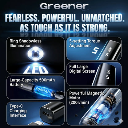 Powerful-Cordless-Screwdriver-Featuring-Shadowless-LED-And-Type-C-Fast-Charging