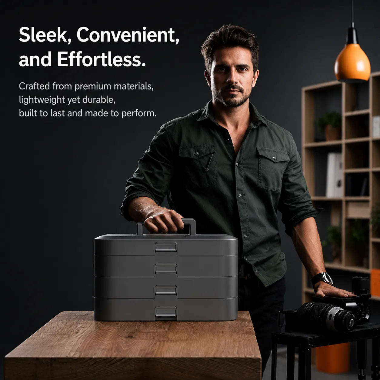 GREENER sleek durable toolbox with premium materials for convenient daily use