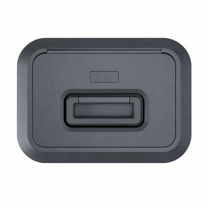 toolbox top cover with integrated carrying handle for modular home maintenance tool storage system