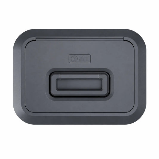 toolbox top cover with integrated carrying handle for modular home maintenance tool storage system