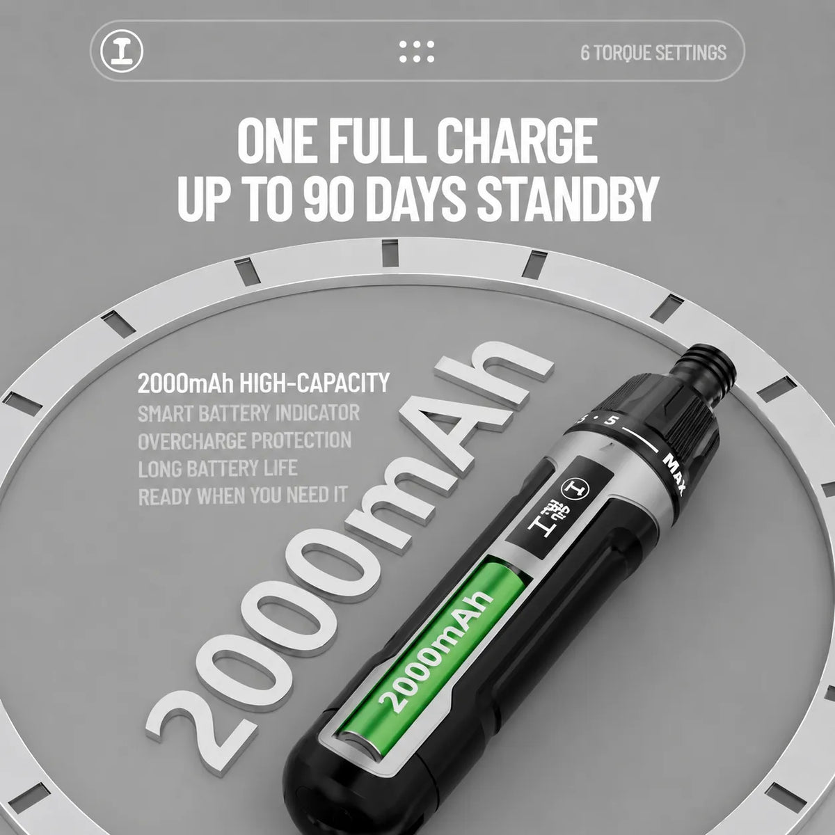 type c rechargeable screwdriver kit with extension bar