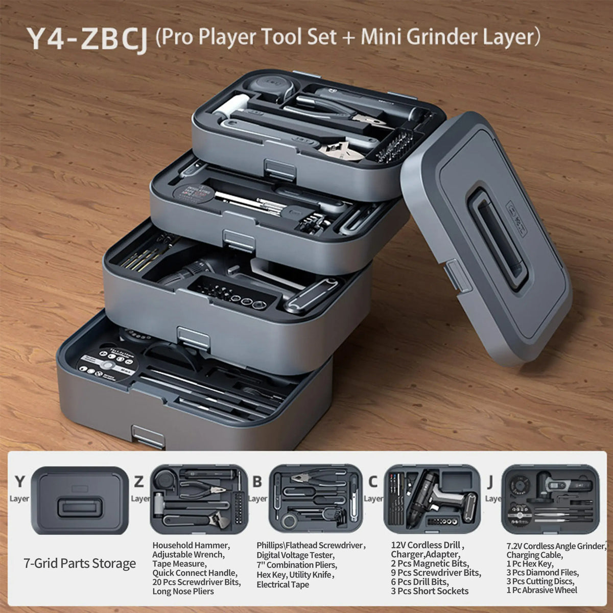 professional-toolbox-electric-screwdriver-mini-grinder-combo