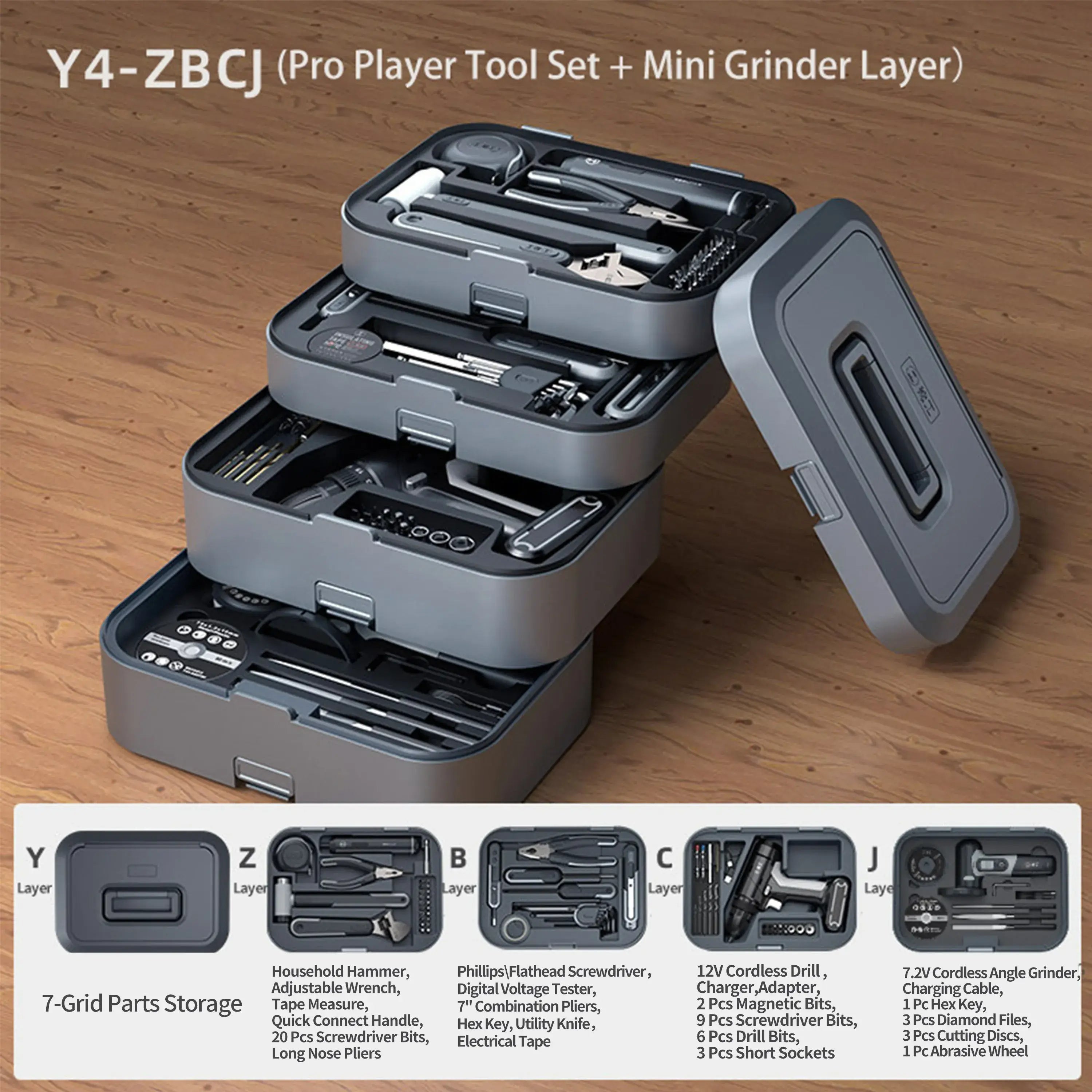 professional-toolbox-electric-screwdriver-mini-grinder-combo