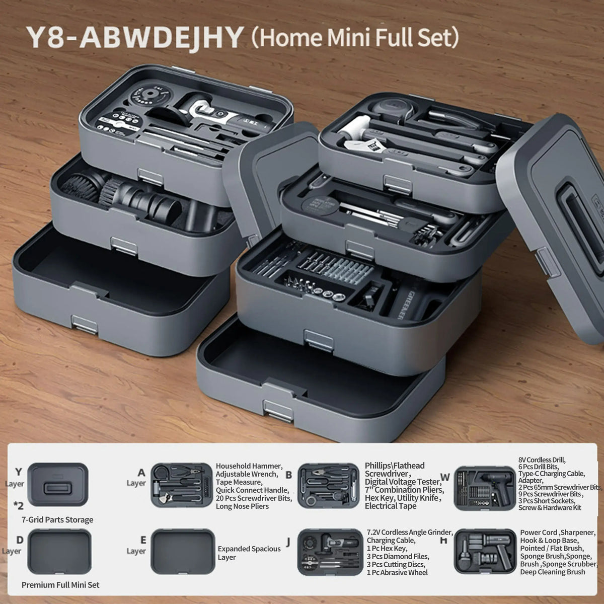 y8-abwdejhy-home-full-mini-toolbox-with-cordless-drill-grinder-and-storage-layers